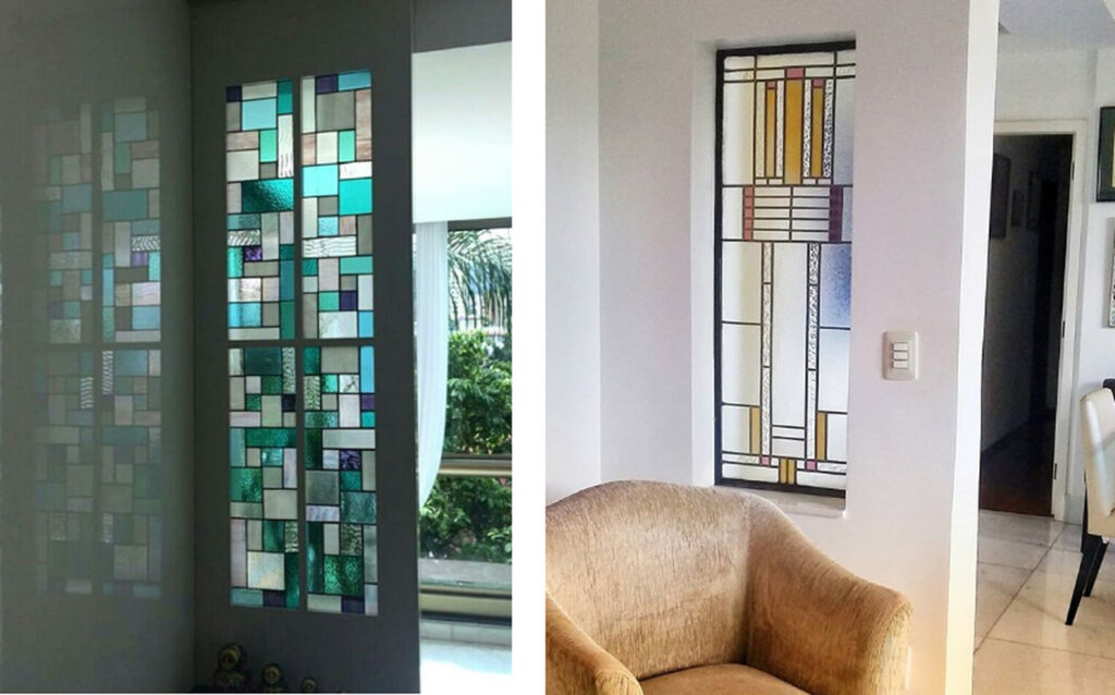 vitral entre ambientes